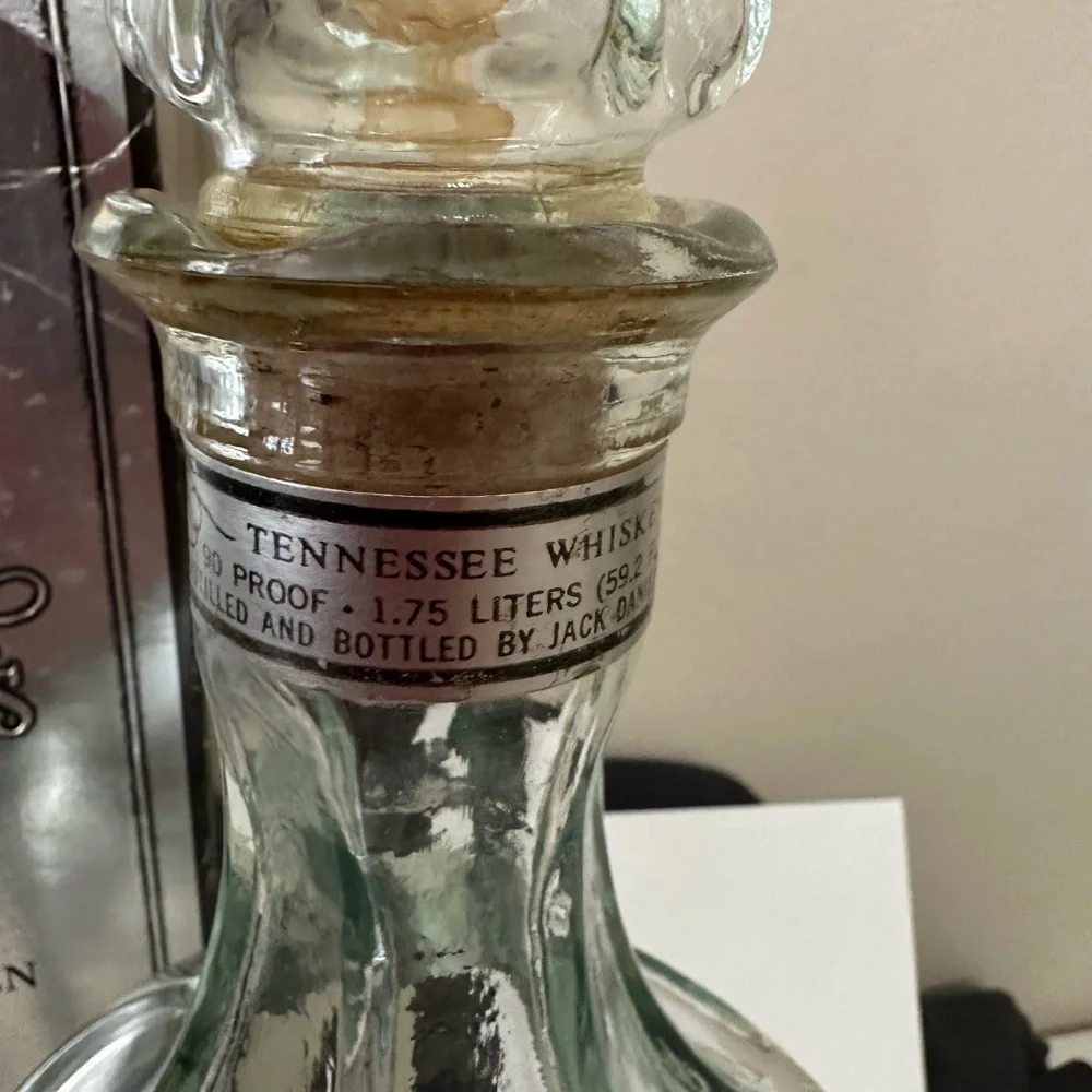 Jack Daniel Distillery Belle of Lincoln Collectible 1.75 Liter Vintage